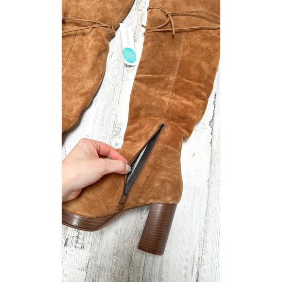 **SOLD**  Platform Over the Knee Boots (38.5) - Picture 5 of 12